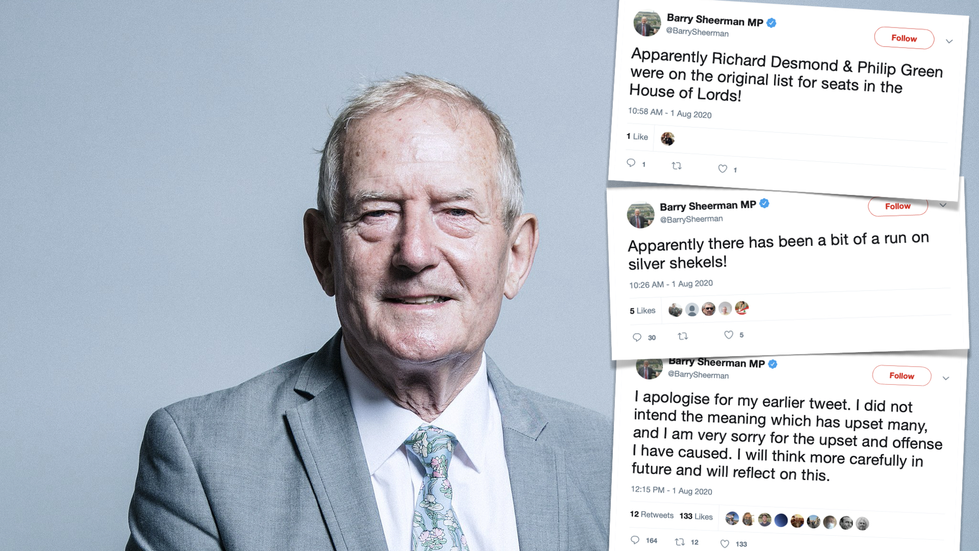 CAA calls for Labour and Co-operative MP Barry Sheerman to lose the ...
