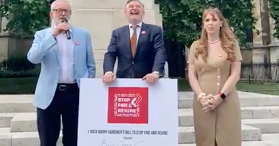 Angela Rayner appears in smiling photograph with prominent Labour ...