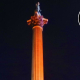 CAA lights up Trafalgar Square orange for Bibas family