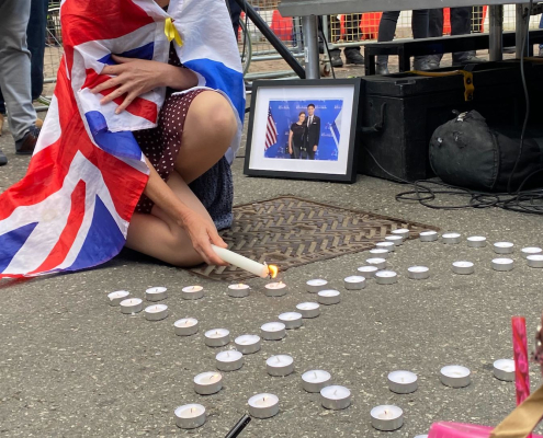Vigil for murdered Embassy staffers, 22nd May 2025