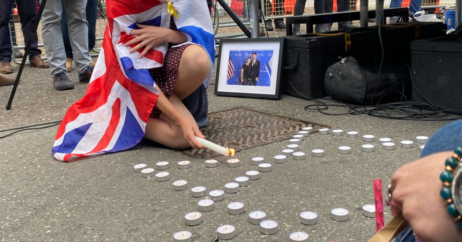 Vigil for murdered Embassy staffers, 22nd May 2025