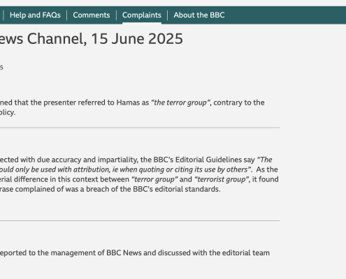 BBC upholds complaint