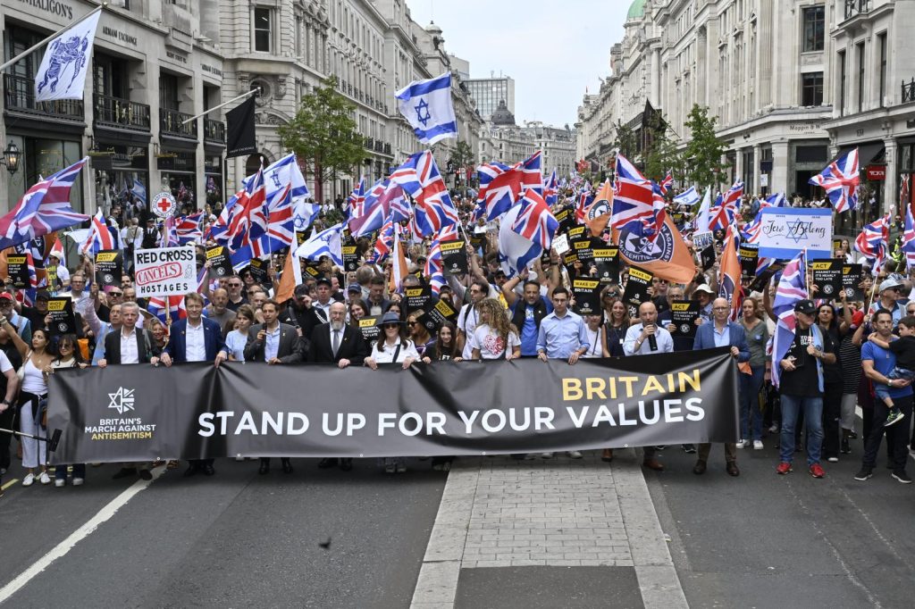 Britain’s March Against Antisemitism