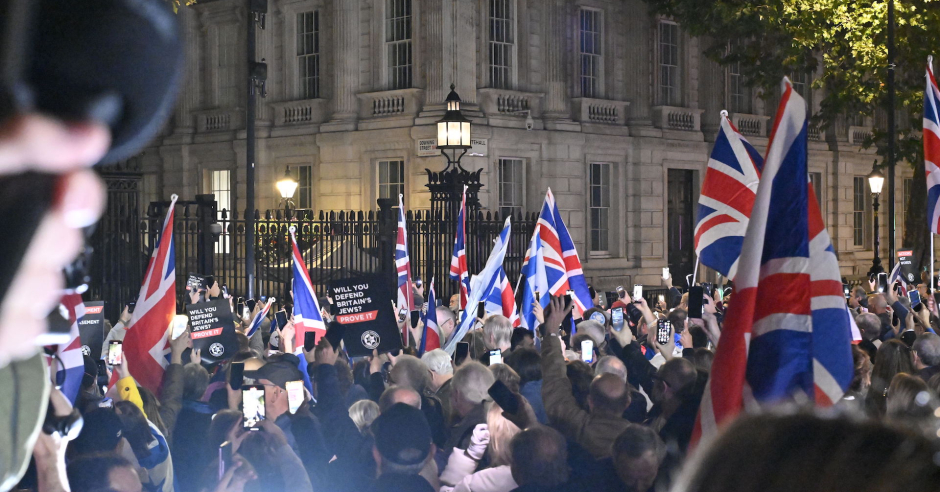 CAA demonstration outside Downing Street, 9th October 2025