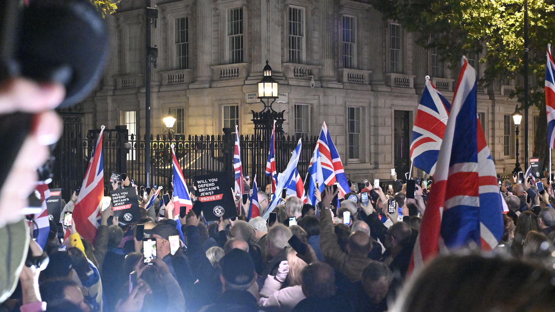 CAA demonstration outside Downing Street, 9th October 2025