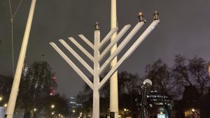 Light up London event in Parliament Square, December 2025