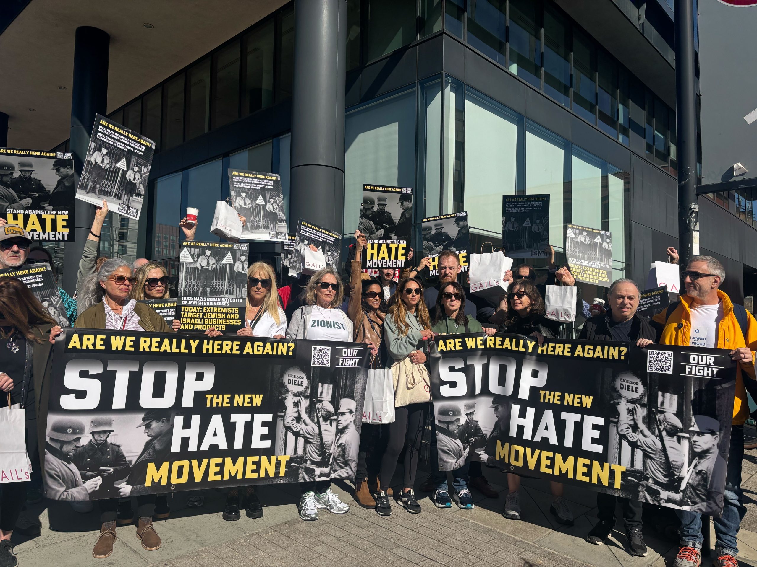 Gail’s Protest Outside The Guardian