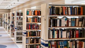 Library bookshelf